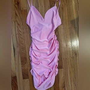 Tiger mist pink mini dress.